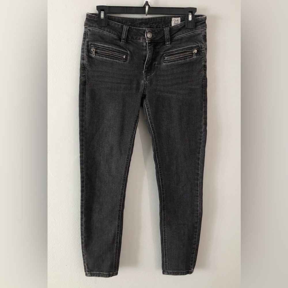Free People Ankle Zip Skinny Jeans 28